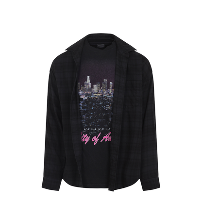 Layered Shirt in Black