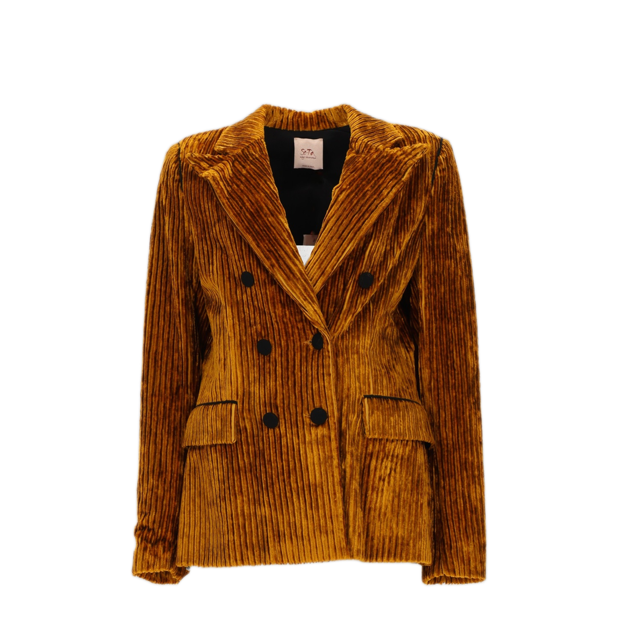 MAYFEYR - SE-TA - Double Breasted Corduroy Jacket - 196106