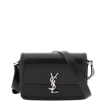Solferino Medium Leather Crossbody Bags - Black