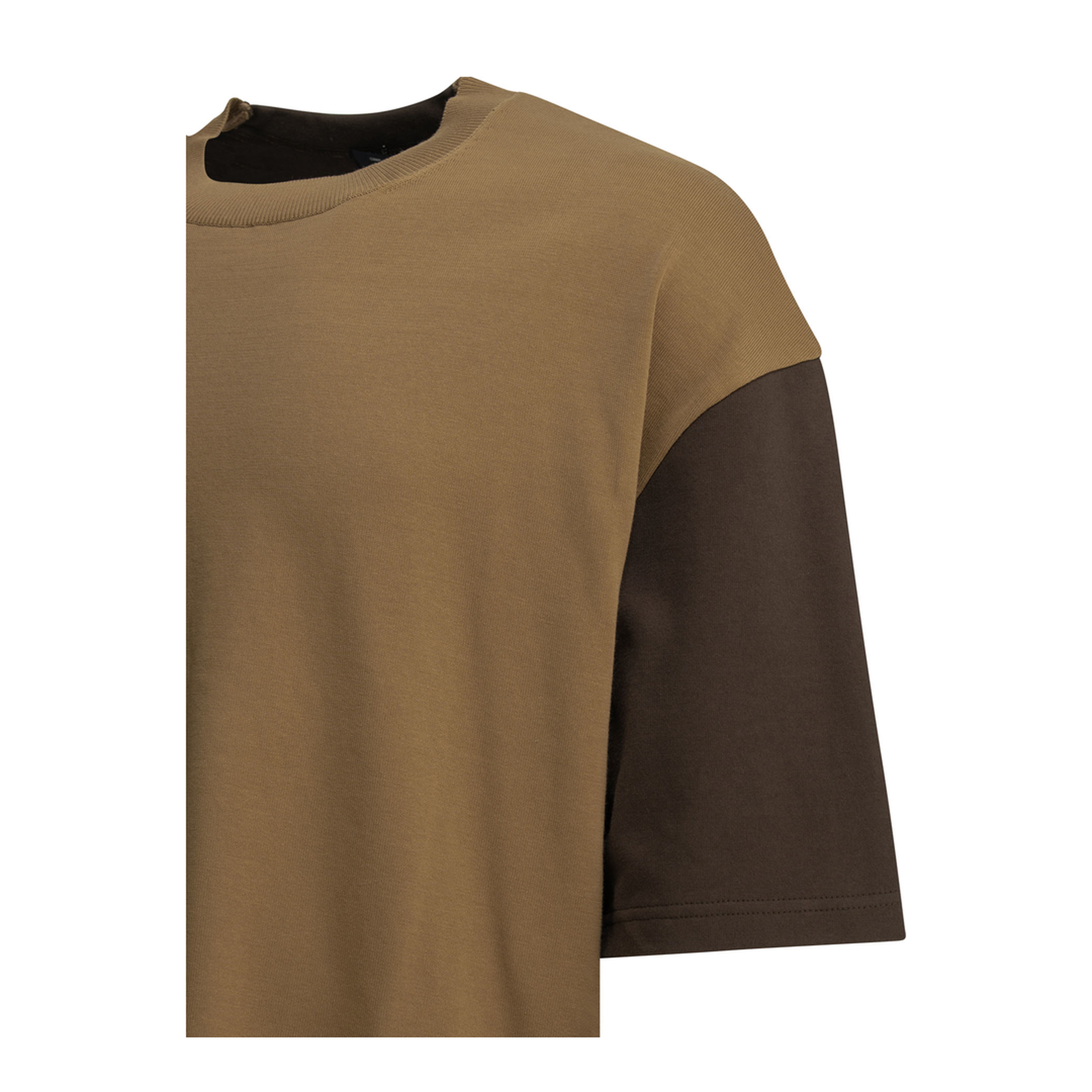 MAYFEYR - Comme Des Garçons Homme - Crew Neck T Shirt - HQT004S262BROWNXBEIGE