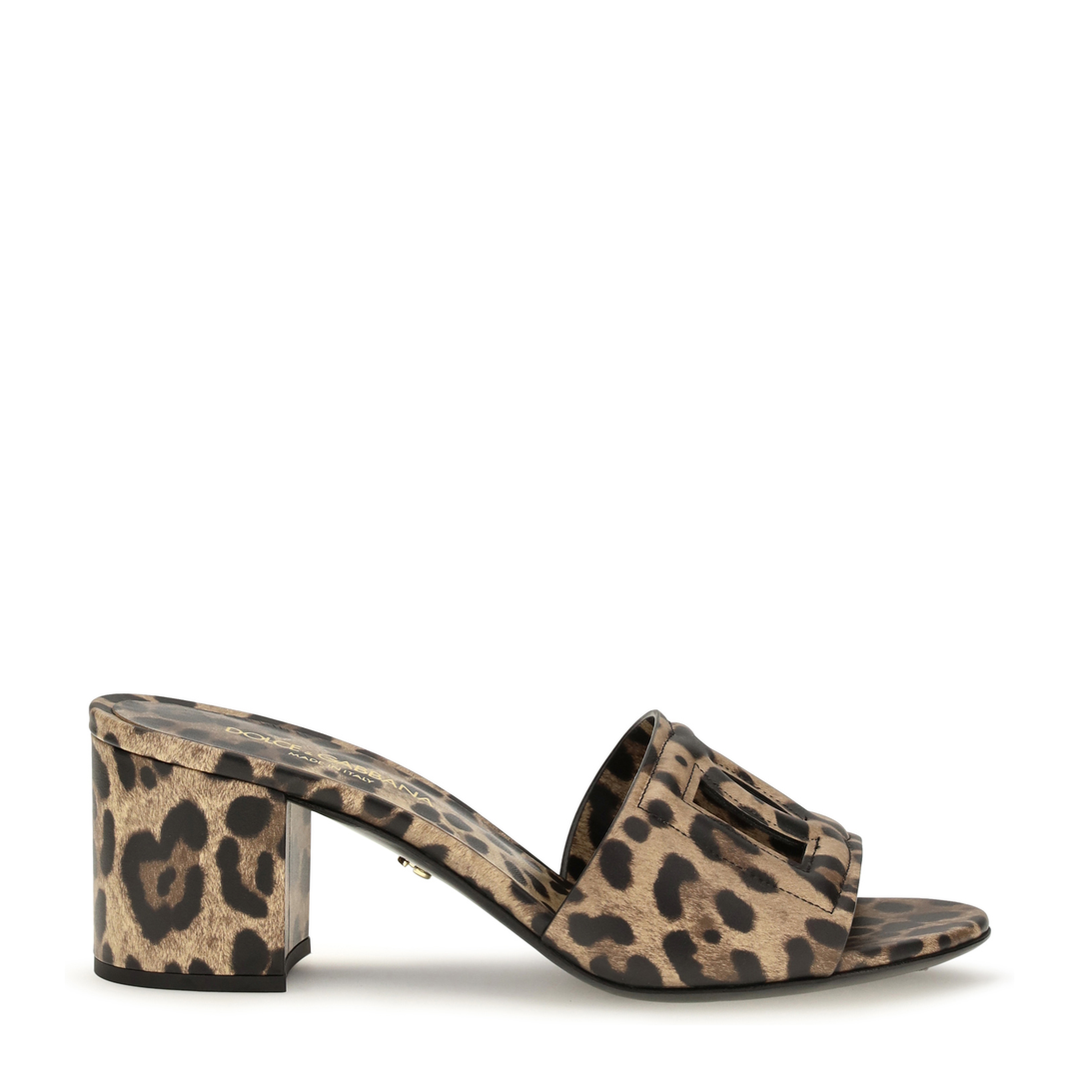 MAYFEYR - Dolce & Gabbana - Leopard Print Leather Mules - CR1996A0426HY13M
