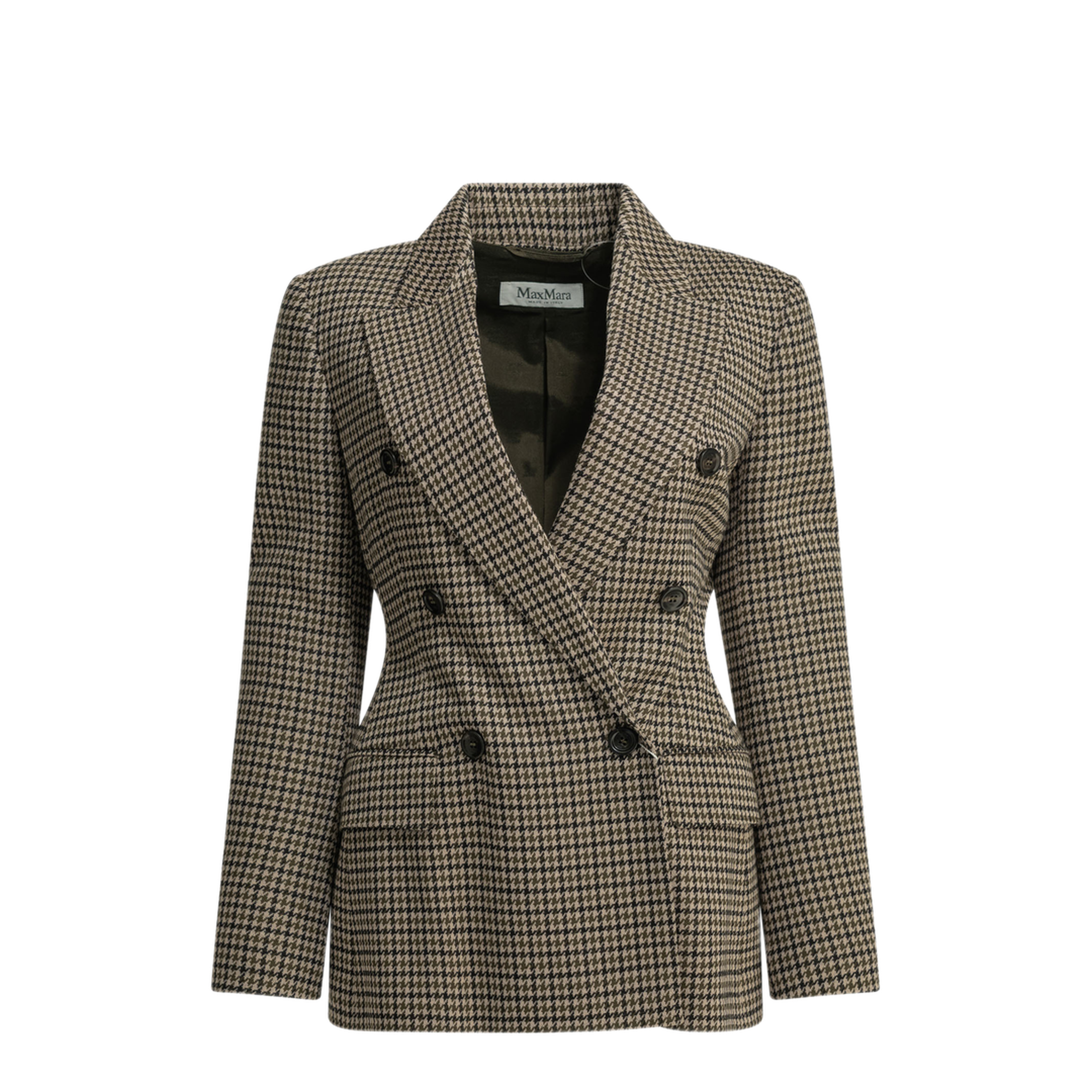 MAYFEYR - Max Mara - Double Breasted Houndstooth Blazer - 2621916091600MXMECCELSO001