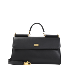 My Sicily Calfskin Handbag - Black