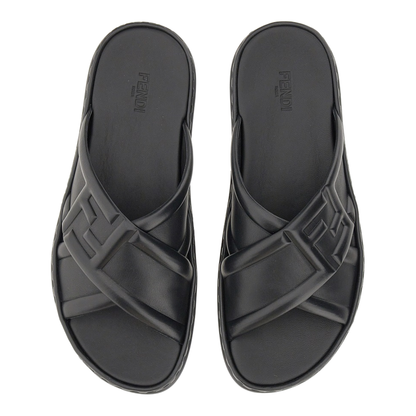 Black Leather Sandal