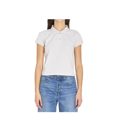 Cotton Pique Polo Shirt With Sport Icon Logo