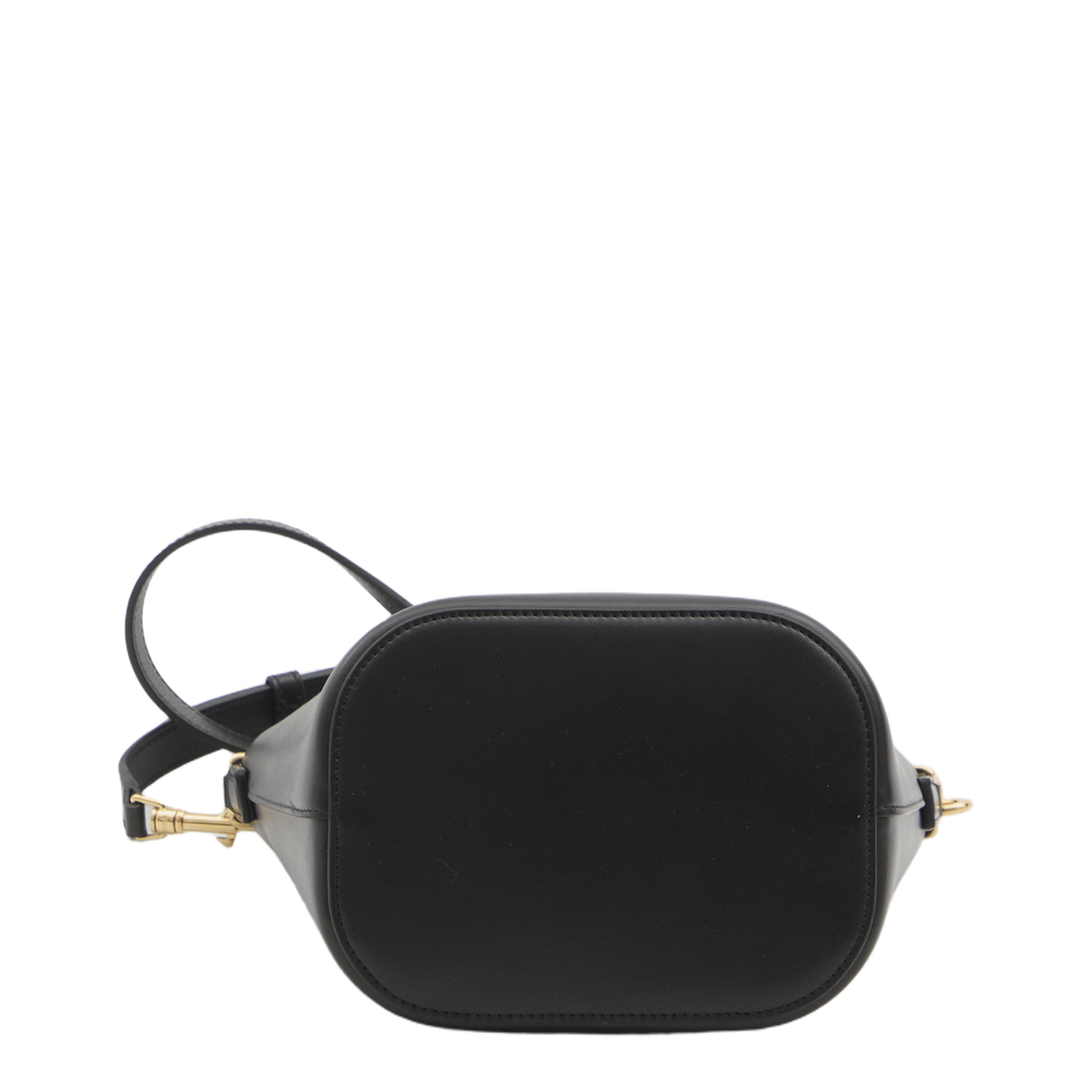 Small Louise Bag in Black Calfskin Leather