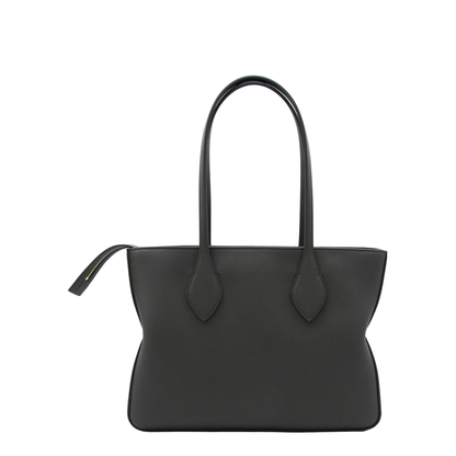 Star Tote Small Calfskin Tote - Black