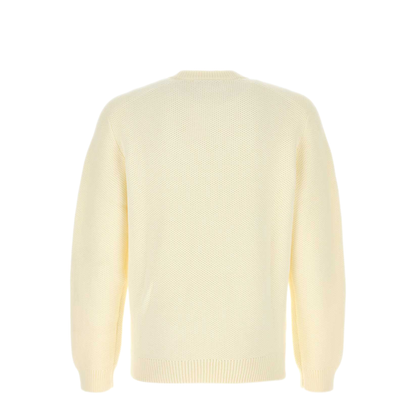 MAYFEYR - Maison Kitsuné - Ivory Cotton Blend Sweater - OM00808KT1137P204
