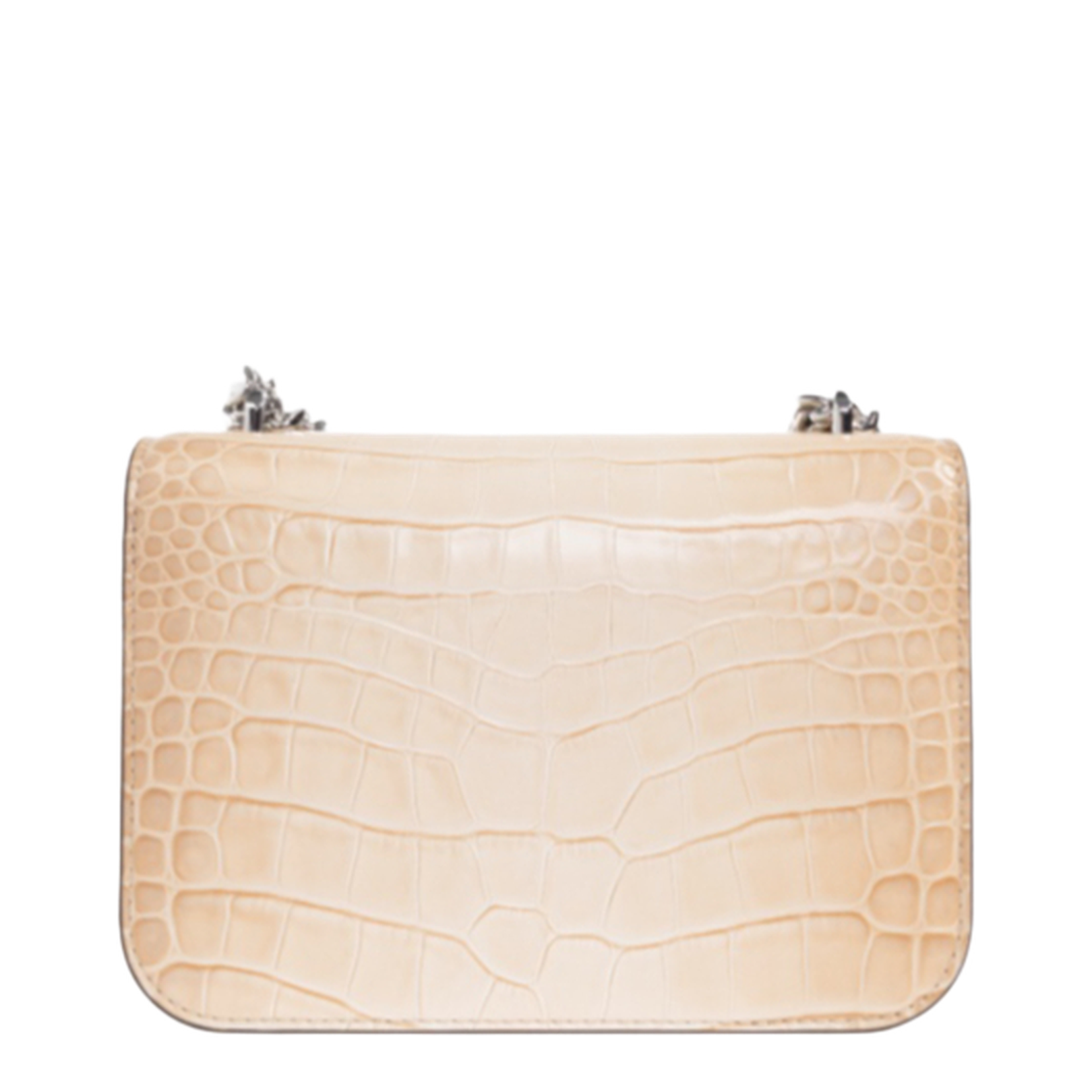 Flap Design with Internal Zipper Pocket and Chain Shoulder Strap