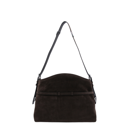 Medium Voyou Shoulder Bag Ebony Brown