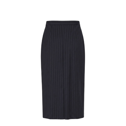 MAYFEYR - Givenchy - Midi Striped Wool Skirt - BW413J16UQ