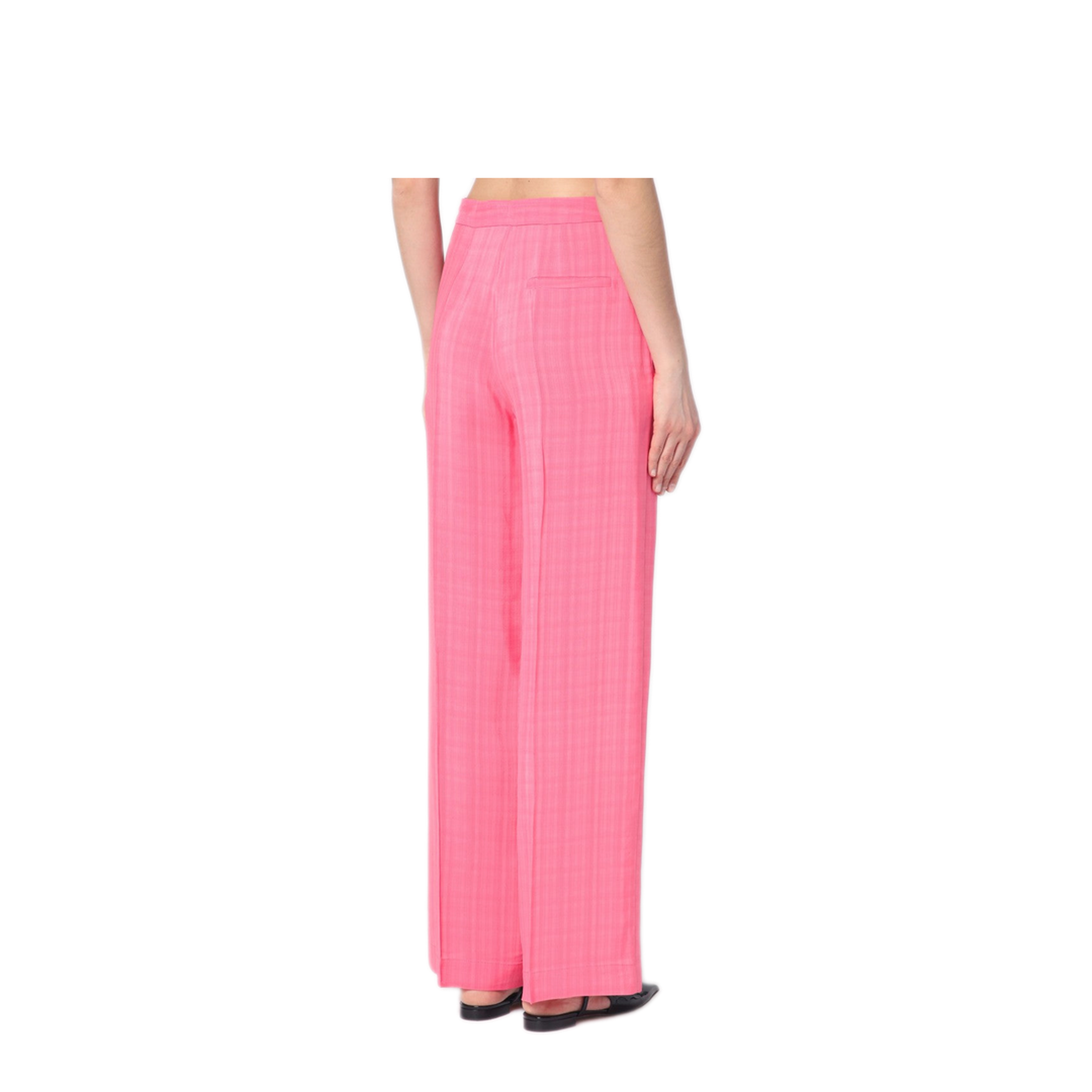 MAYFEYR - Semicouture - Pink Viscose Marlee Trousers - Y5SQ49VIG21-0