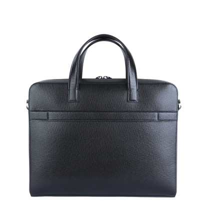 Gancini Trading Hammered Calfskin Briefcase - Black
