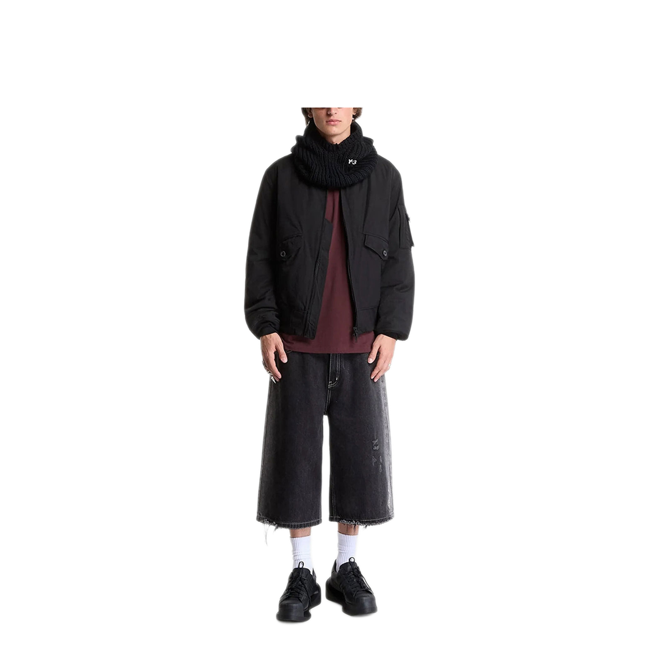 MAYFEYR - Y-3 - Nylon Bomber Jacket - KS1207BLACK