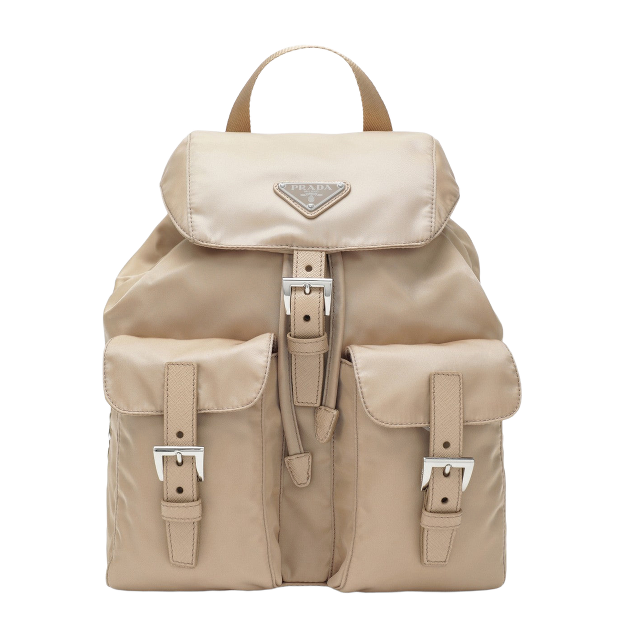 Re-Nylon Small Re-Nylon Backpack - Desert Beige