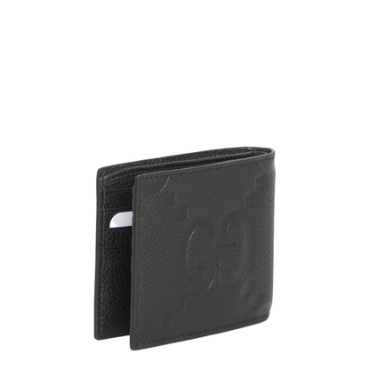 GG Jumbo Jumbo Leather Wallet - Gray