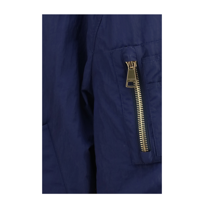 MAYFEYR - Balmain - Nylon Bomber Jacket With Embroidered Back Logo - HH1TFC55XM28