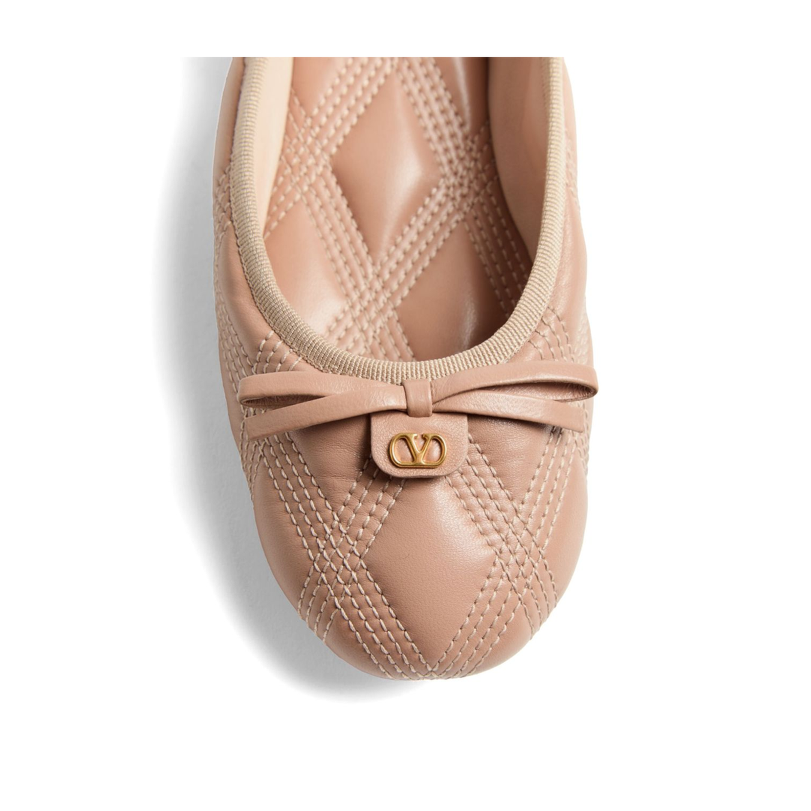 Quiltie 67 Leather Ballet Flats