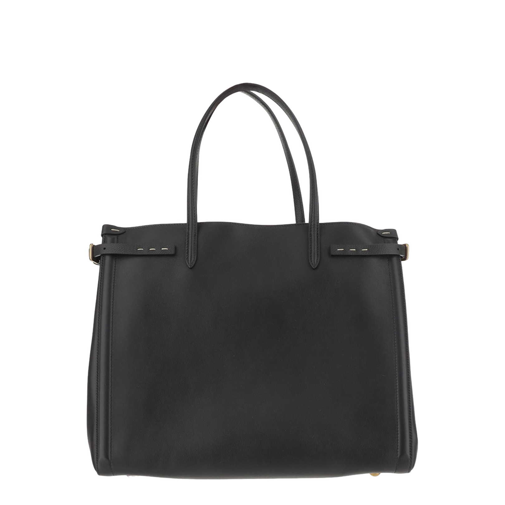 Black Leather Bum Bag