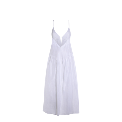 Appliqué Pleated Dress