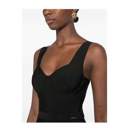 MAYFEYR - Elisabetta Franchi - Dresses Black - AB98566E2110