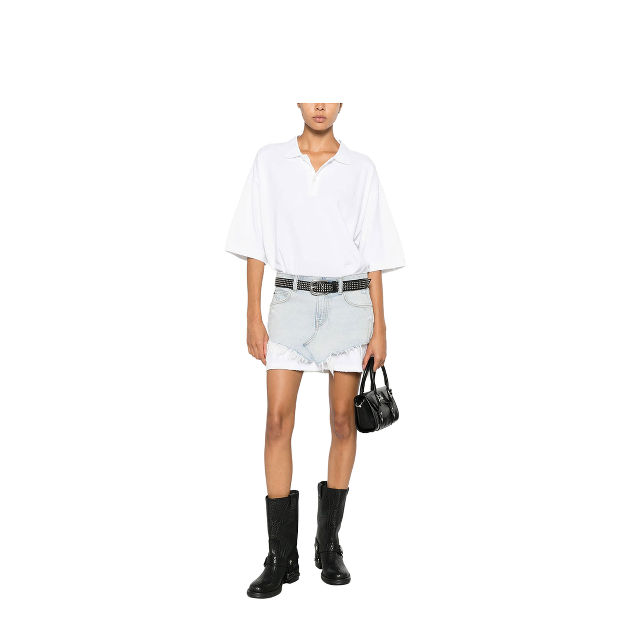 MAYFEYR - Alexander Wang - Pre-Styled Denim Polo Dress - 4DC3266121