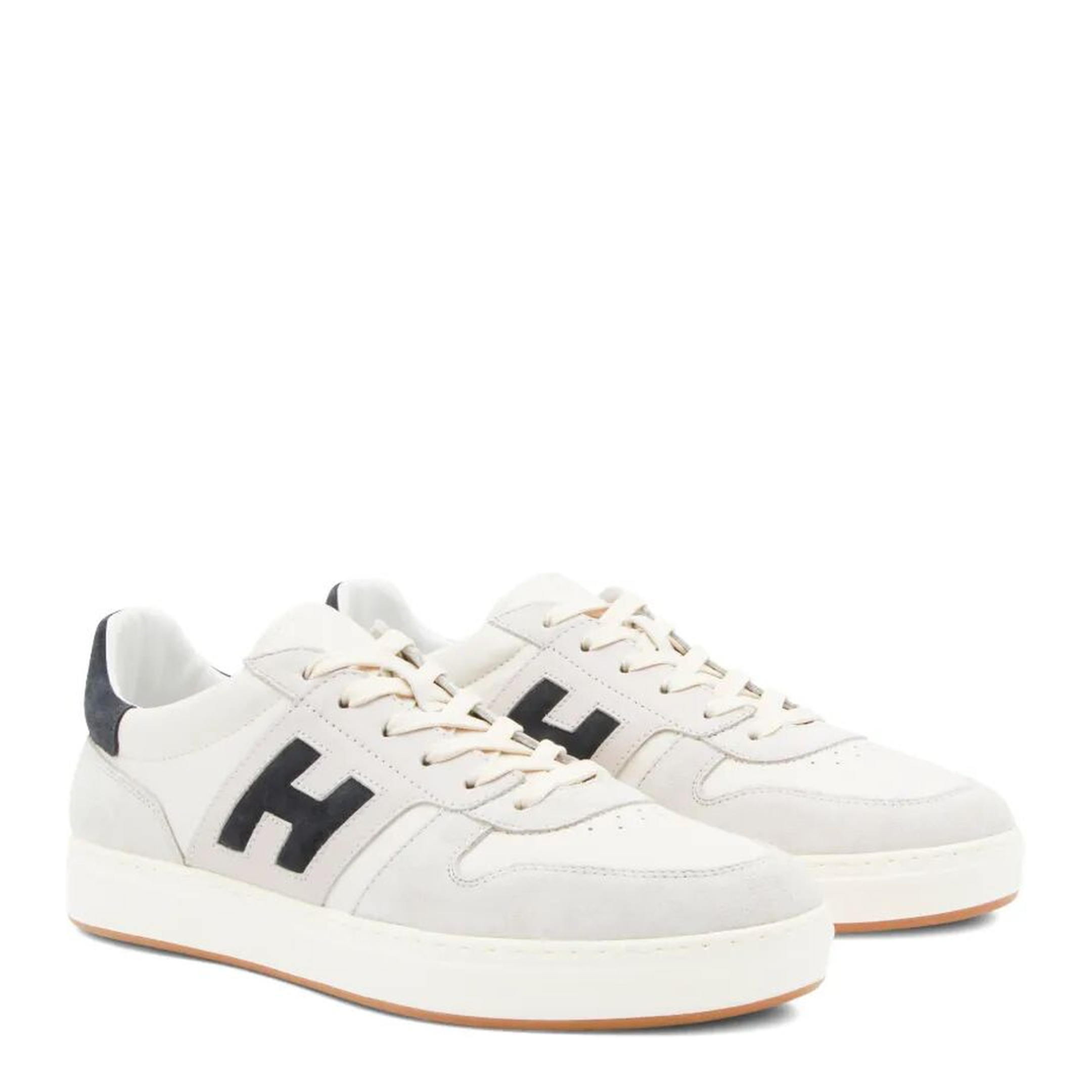 MAYFEYR - Hogan - H-Tv Suede And Nappa Leather Sneakers - HXM6680FZ00UHC