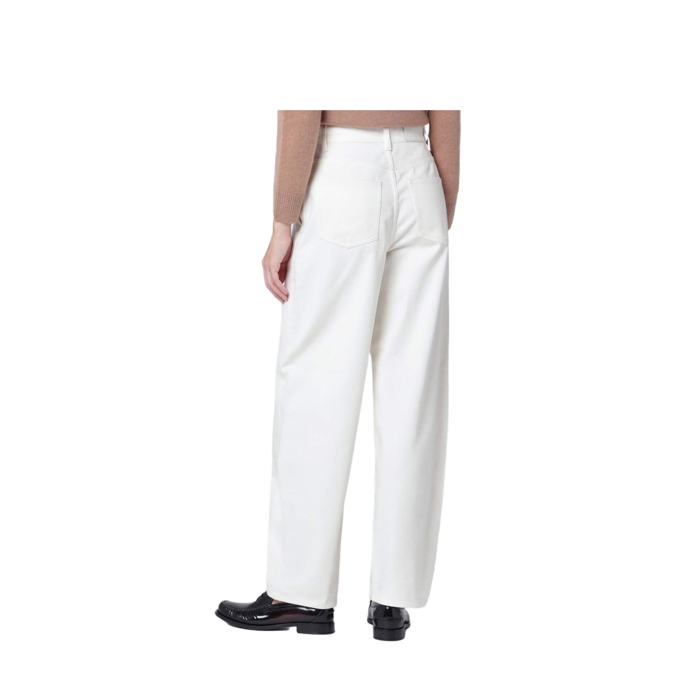 White Cotton Trousers