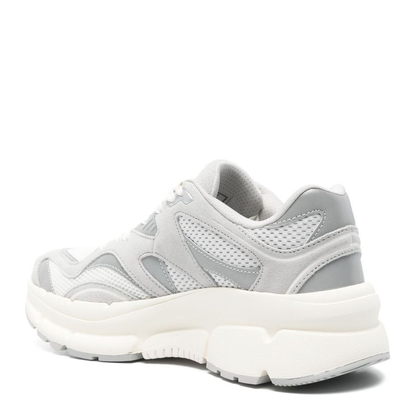 Light Grey Front Lace-Up Sneakers