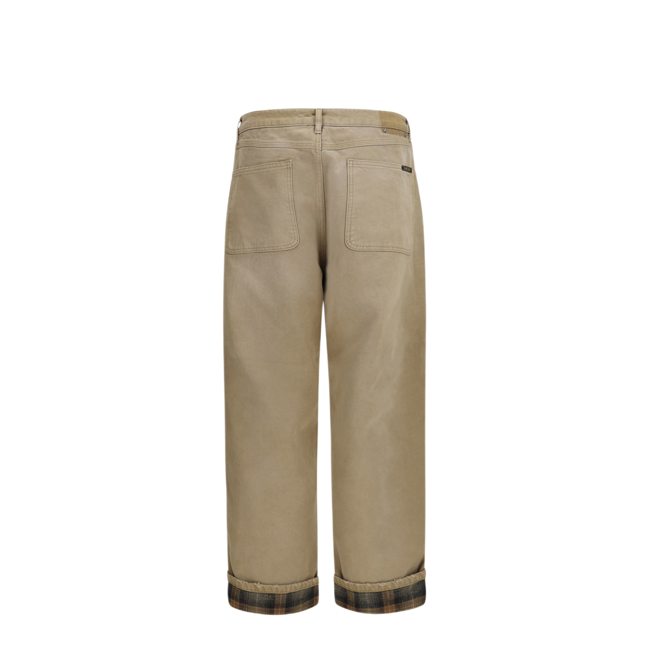 MAYFEYR - Golden Goose - Cotton Pants With Check Detail - GMP02748P002656
