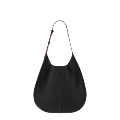 Di Bag Small Calfskin Hobo Bag - Black