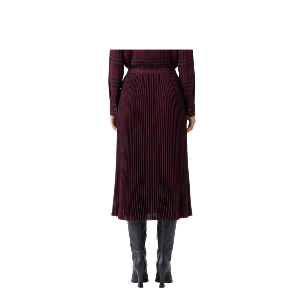 MAYFEYR - Burberry - Pleated Wool Midi Skirt - 8133212C6645