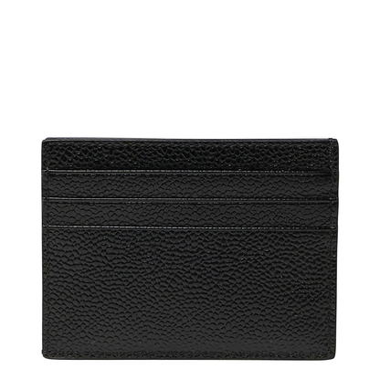 Pebble Grain Leather Single Card Holder