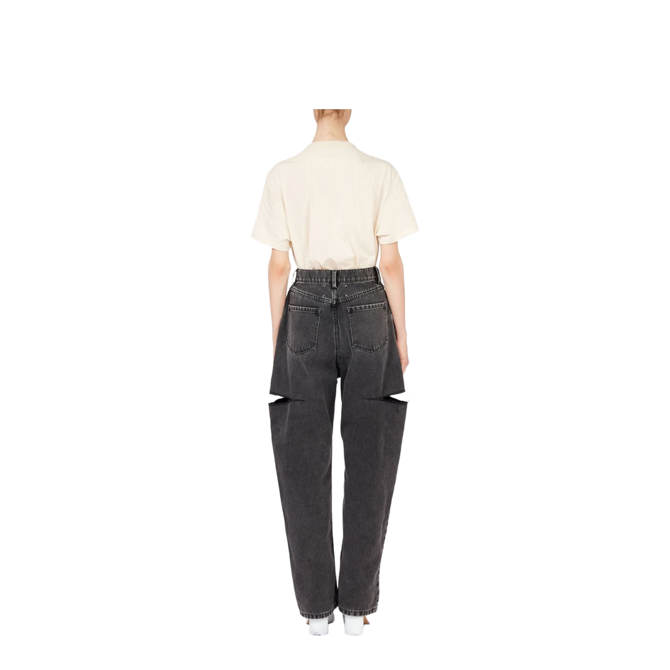 Jeans Con Dettaglio Cut Out