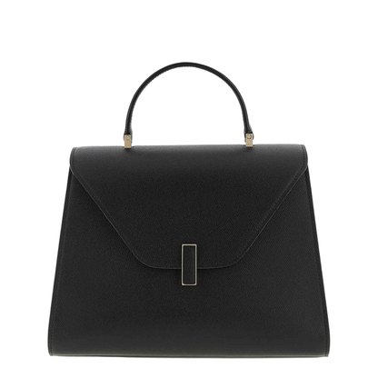 Iside Large Millepunte Calf Leather Handbag - Black