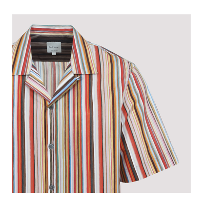 MAYFEYR - Paul Smith - Short Sleeves Regular Fit Shirt - M1R905UV02912