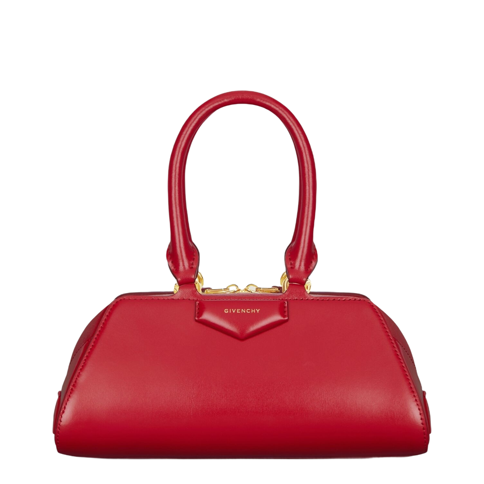 Mini Antigona East-West Bag in Box Leather