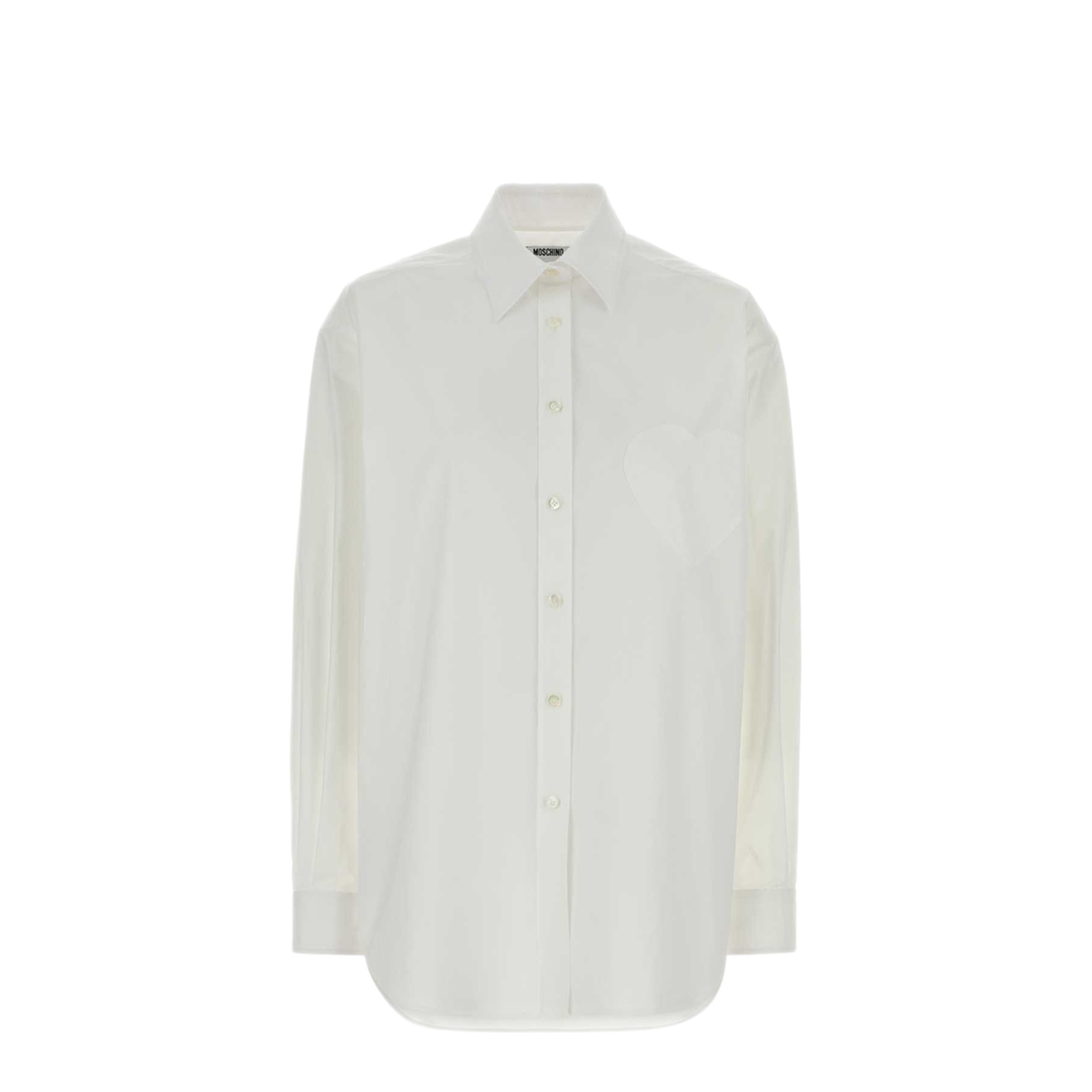 MAYFEYR - Moschino - White Stretch Poplin Shirt - A022405310001