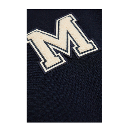 Blue Embroidered Monogram Jacket