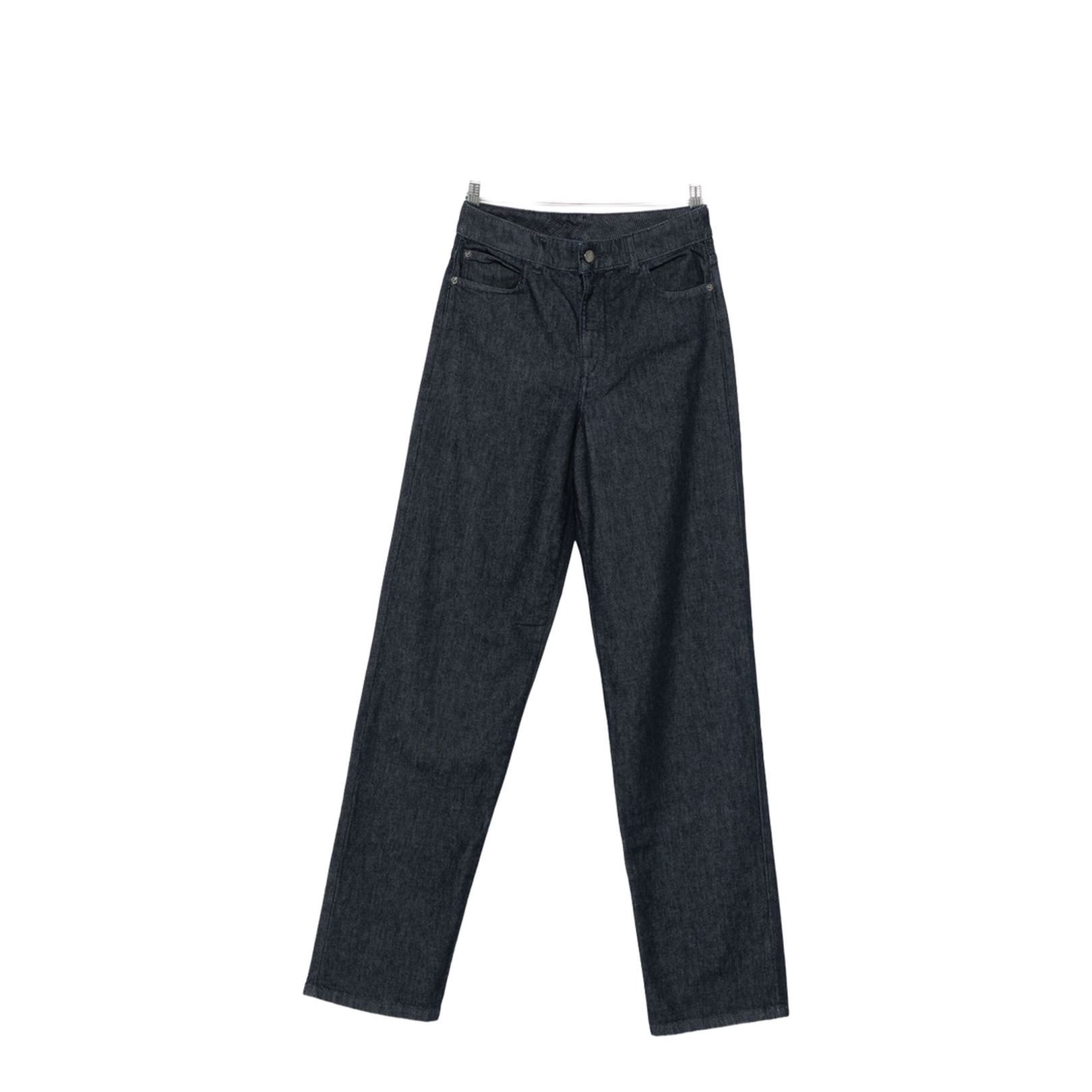 Wide-leg denim jeans