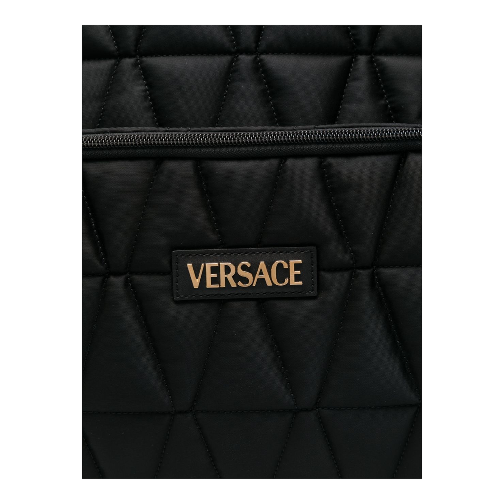 Quilted Backpack with Two-Way Zip