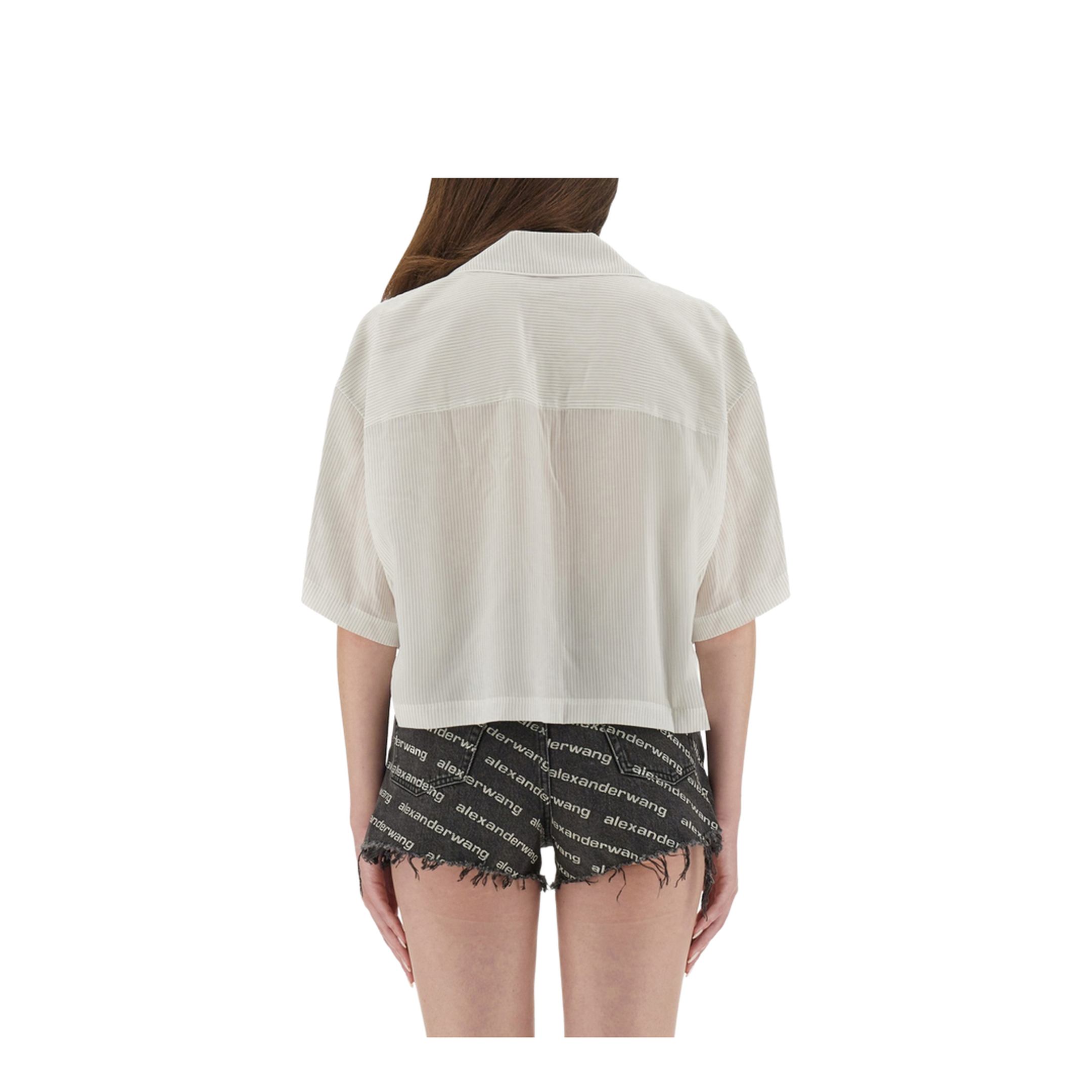 MAYFEYR -  - Striped Shirt With Embroidered Logo - 4WC3251099971