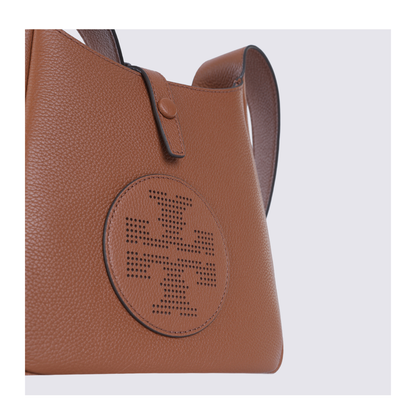 Miller Swing Pebbled Leather Crossbody Bag - Aged Tan