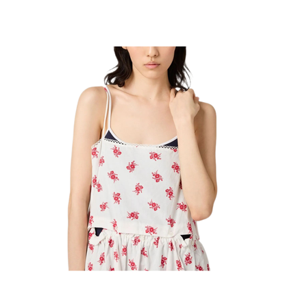 MAYFEYR - Miu Miu - Flame Poplin Dress - MF5910SOOO17O3F0970
