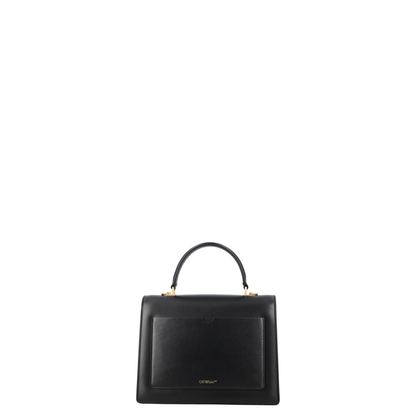 Black Leather Jitney 2.8 Handbag
