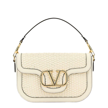 Ivory Leather Alltime Shoulder Bag