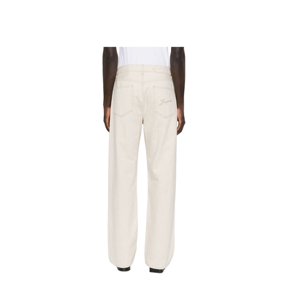 Straight de-Nîmes Denim Pants