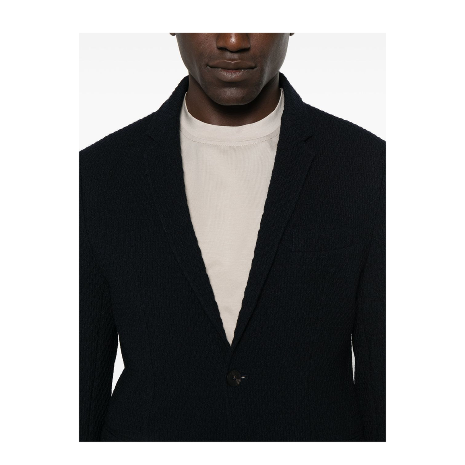 Wool Single-Breasted Jacket