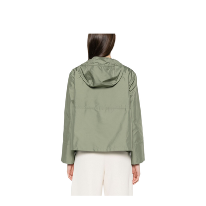 Short Parka Coat - Green