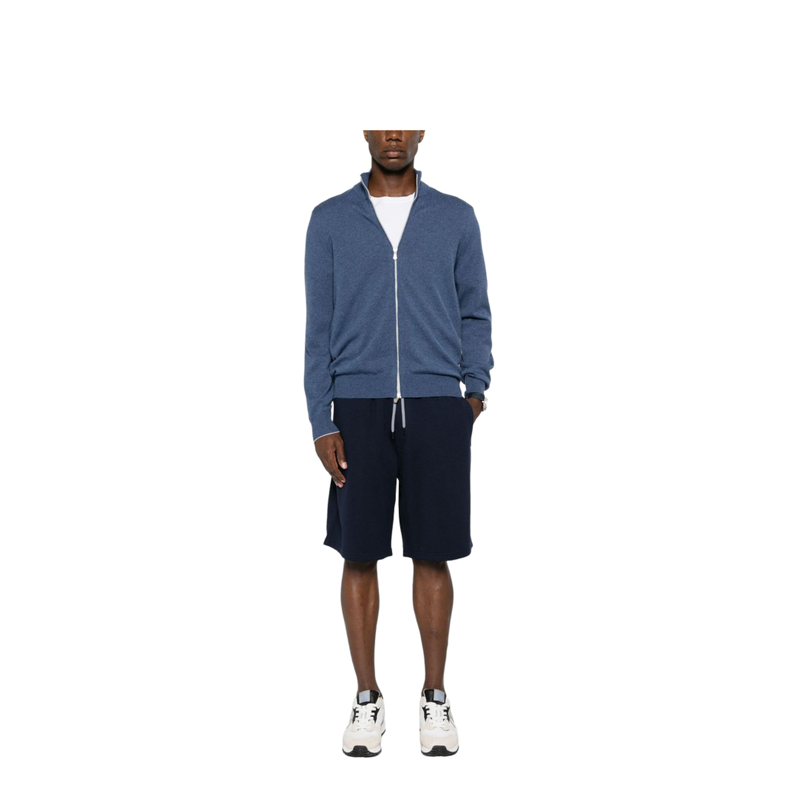 Cotton Blend Bermuda Shorts